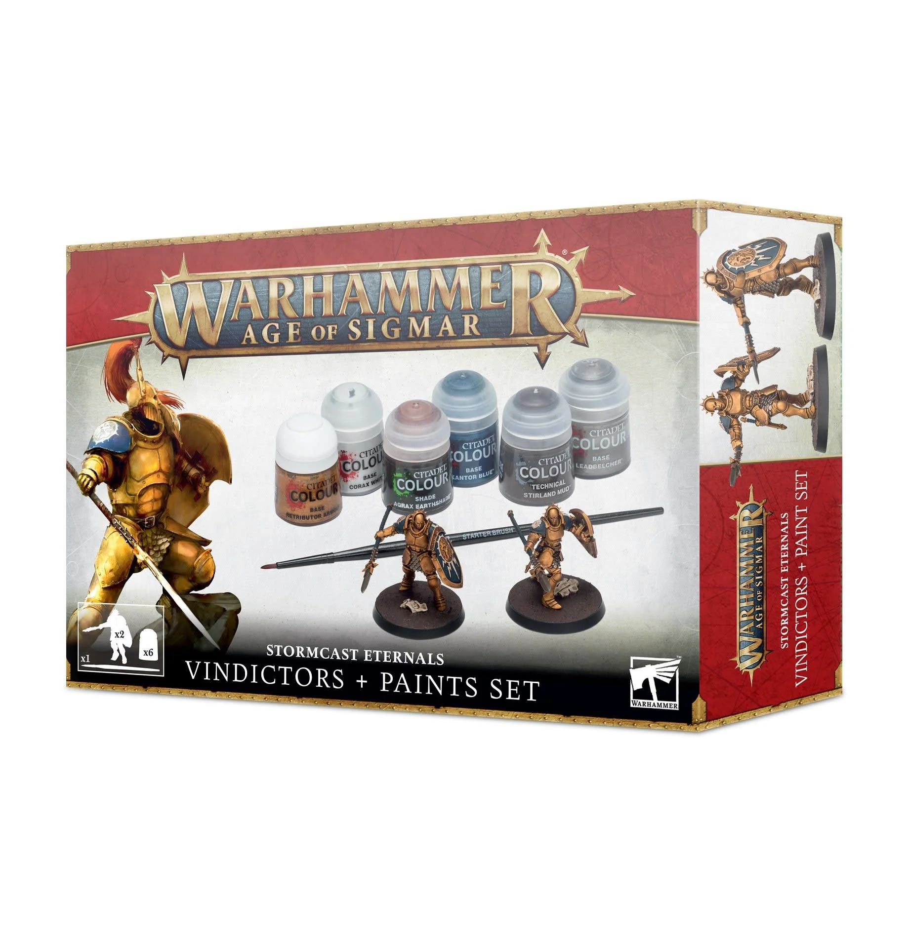 Stormcast Eternals: Vindictor + Paint Set