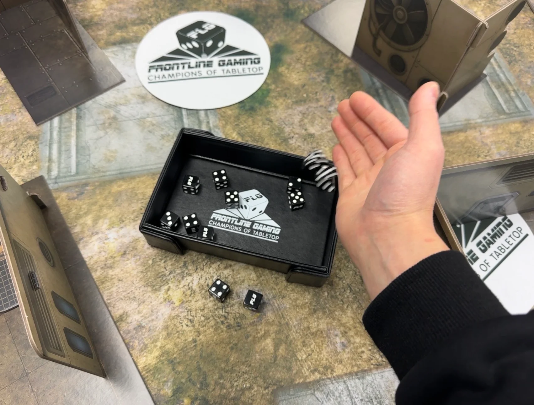 Frontline Gaming Magnetic Folding Dice Tray - Image 2