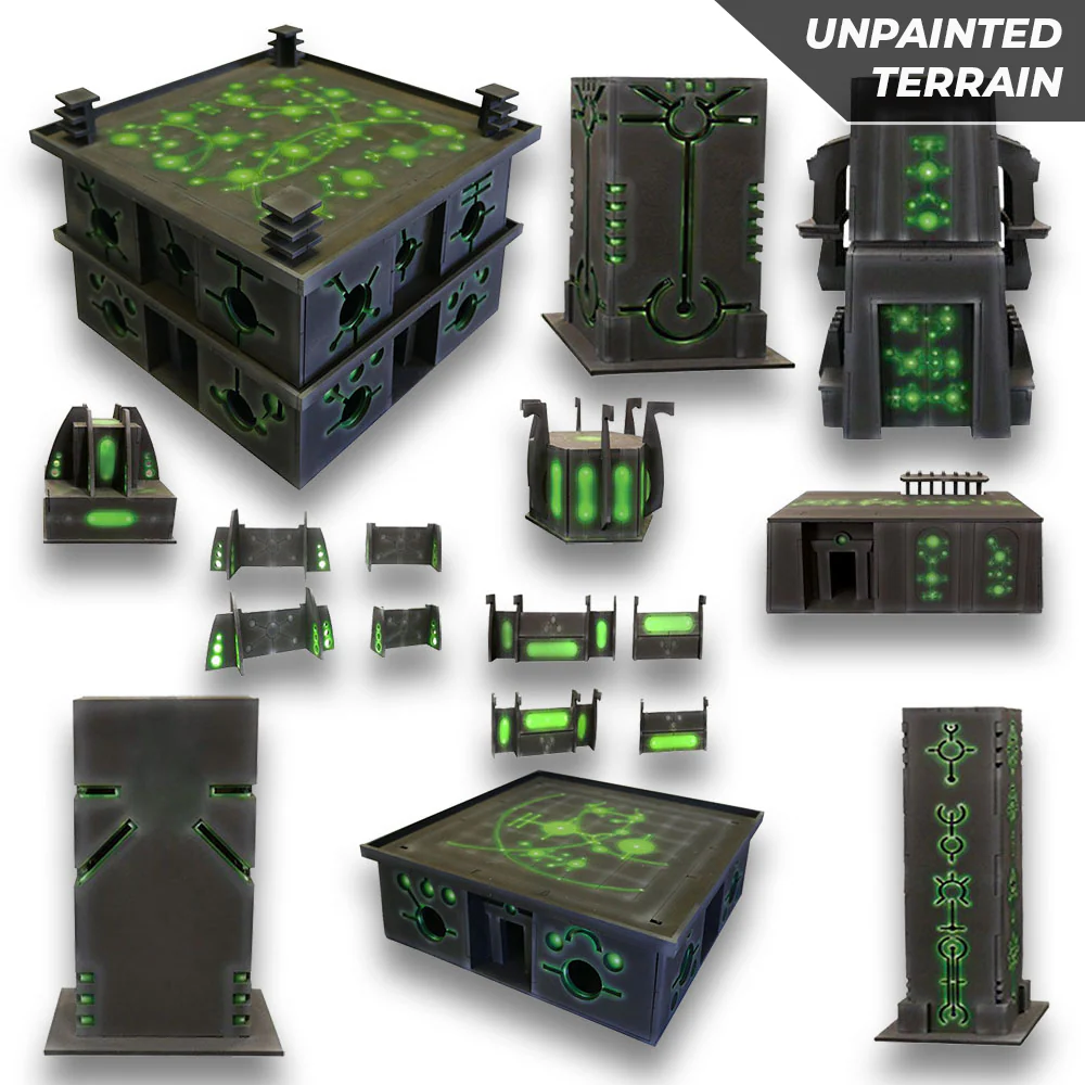 FLG Terrain: Robot City Complete Set