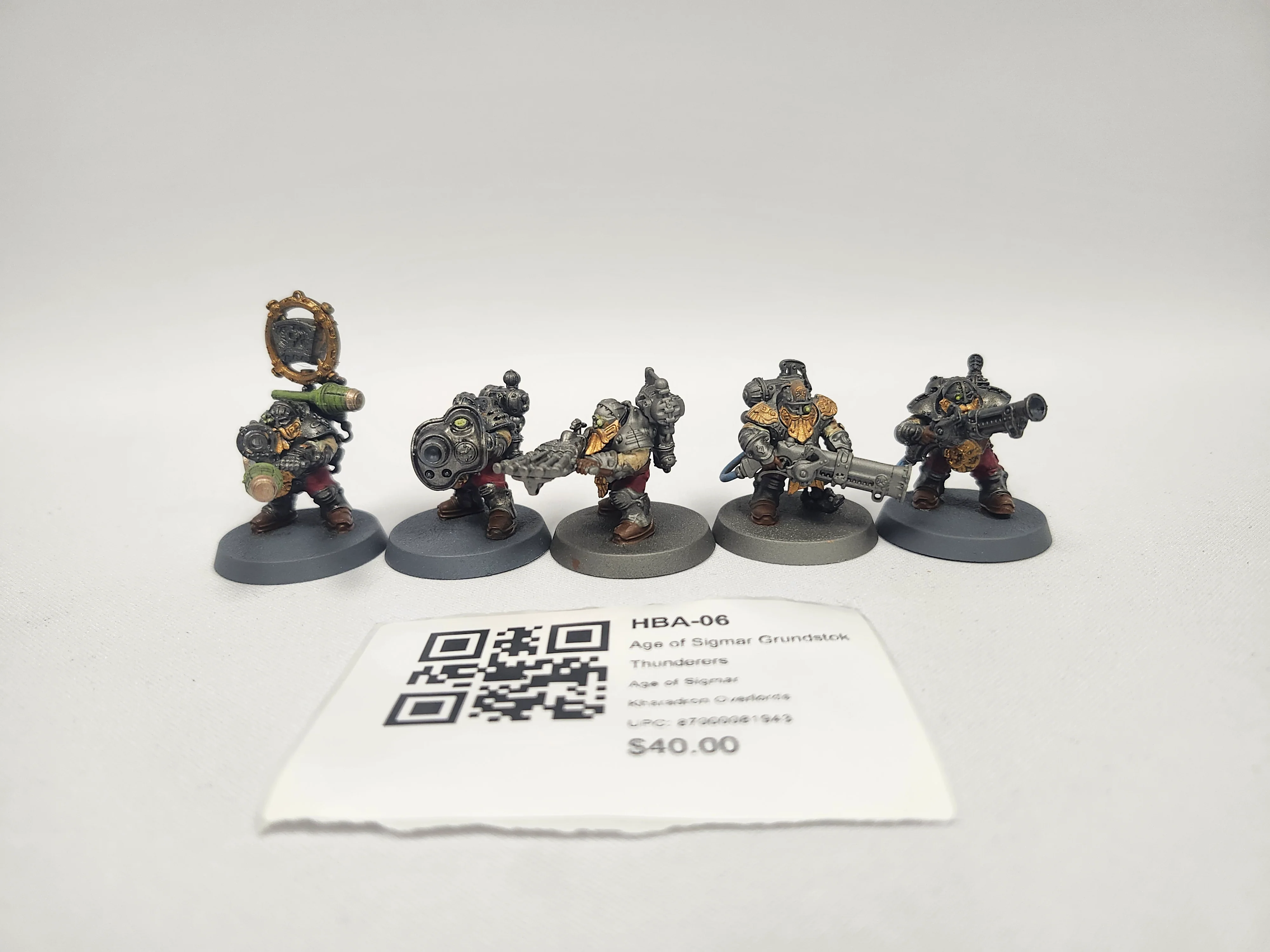 Age of Sigmar Grundstok Thunderers HBA-06