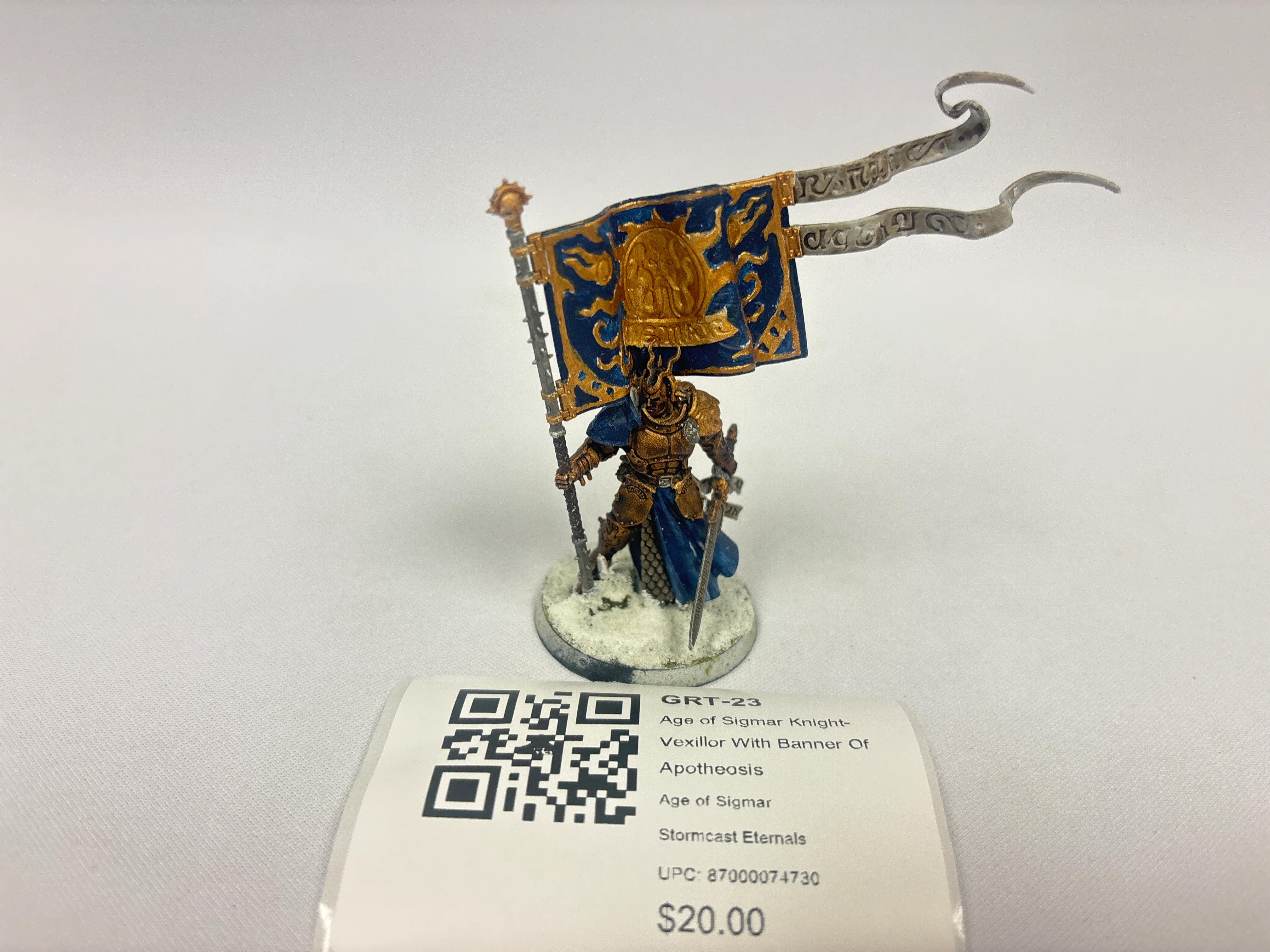 Age of Sigmar Knight-Vexillor With Banner Of Apotheosis GRT-23