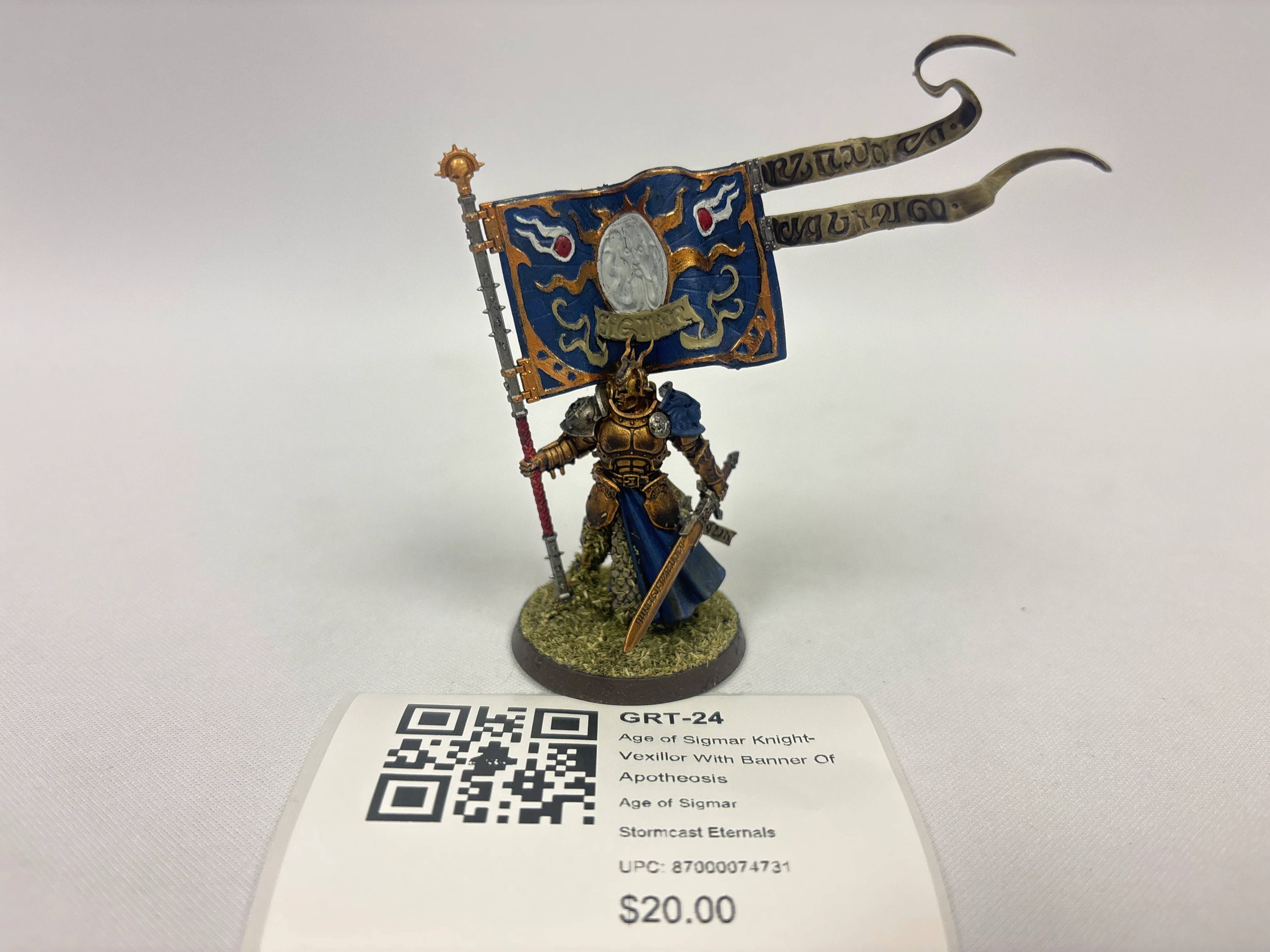 Age of Sigmar Knight-Vexillor With Banner Of Apotheosis GRT-24