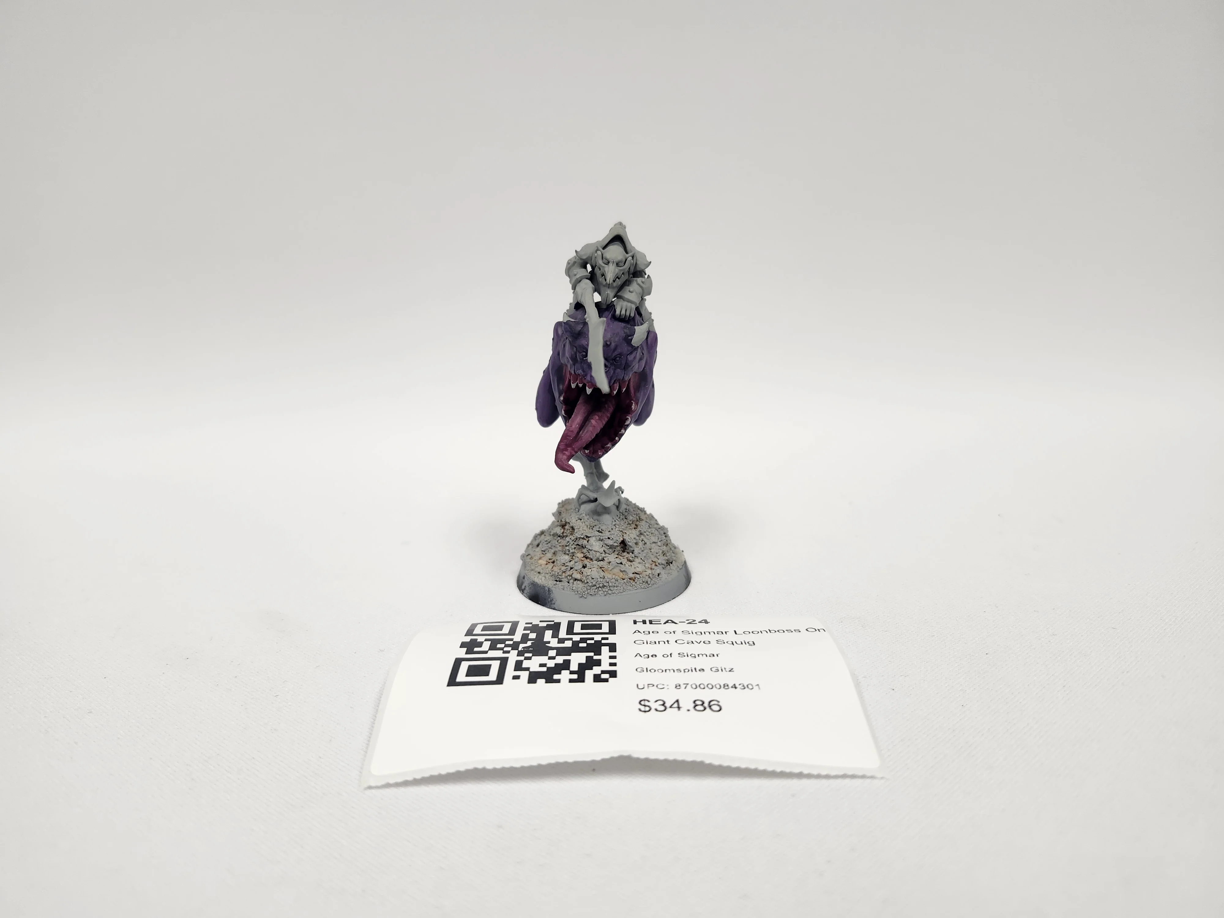 Age of Sigmar Loonboss On Giant Cave Squig HEA-24