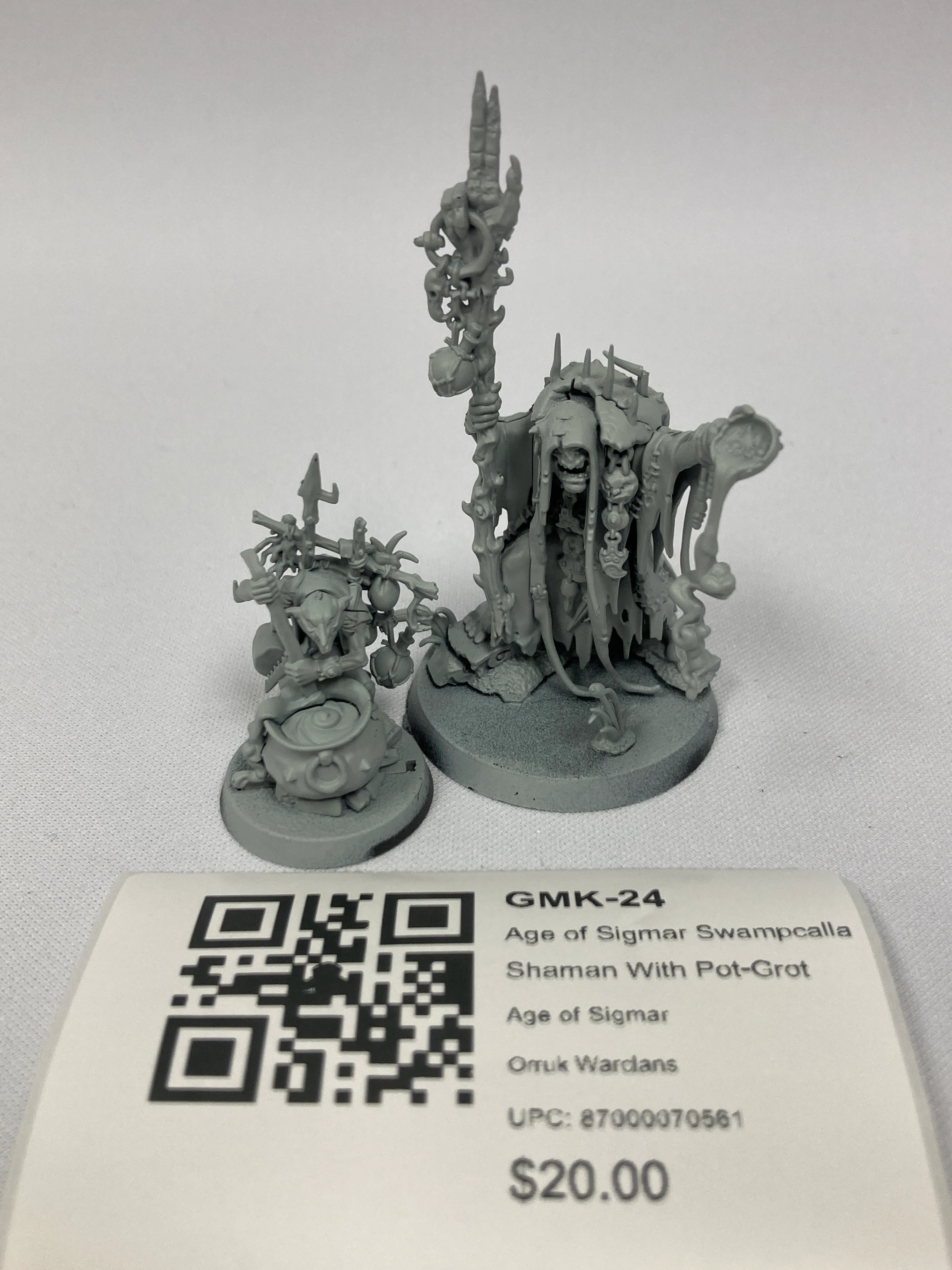 Age of Sigmar Swampcalla Shaman With Pot-Grot GMK-24