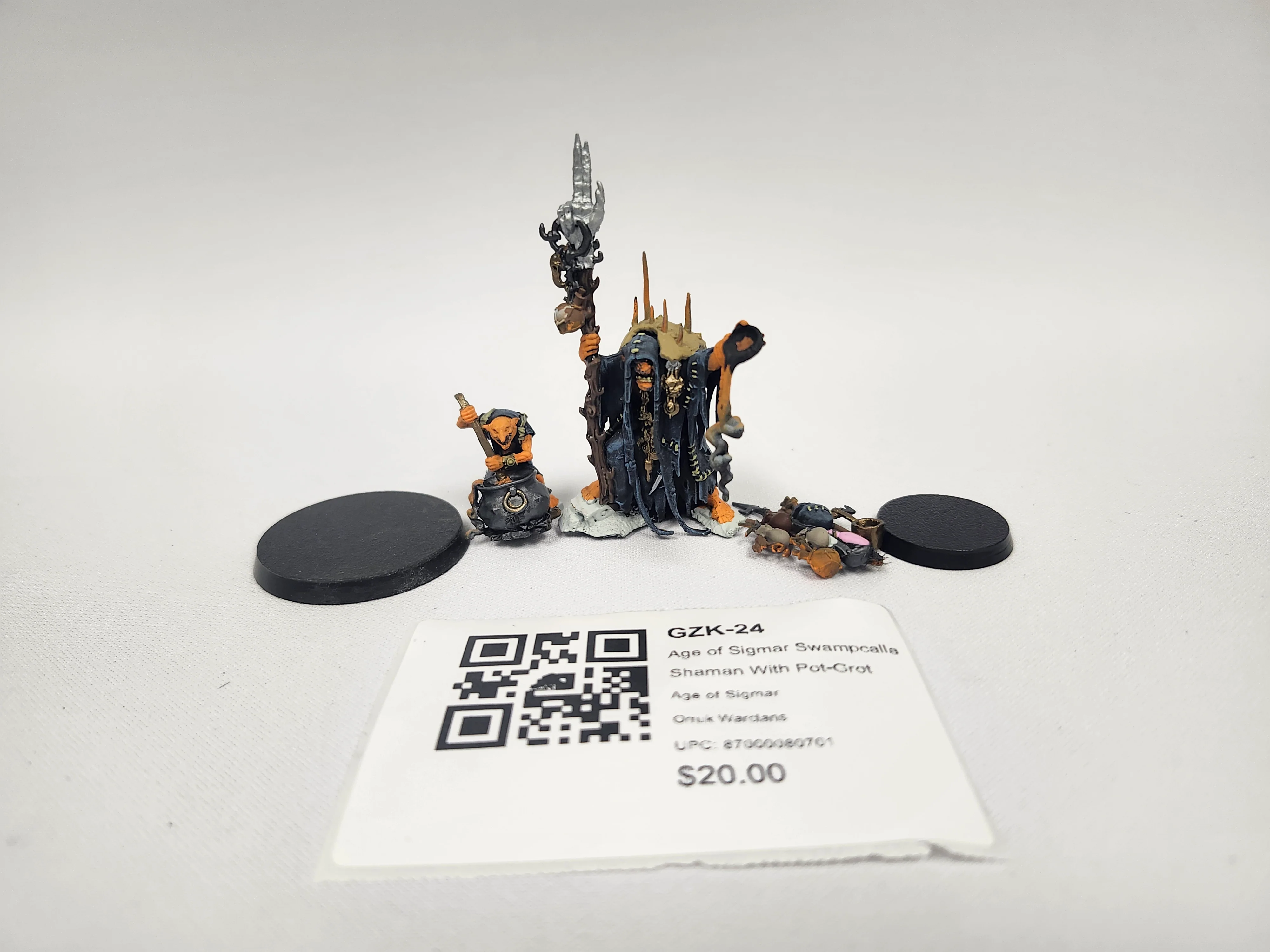 Age of Sigmar Swampcalla Shaman With Pot-Grot GZK-24