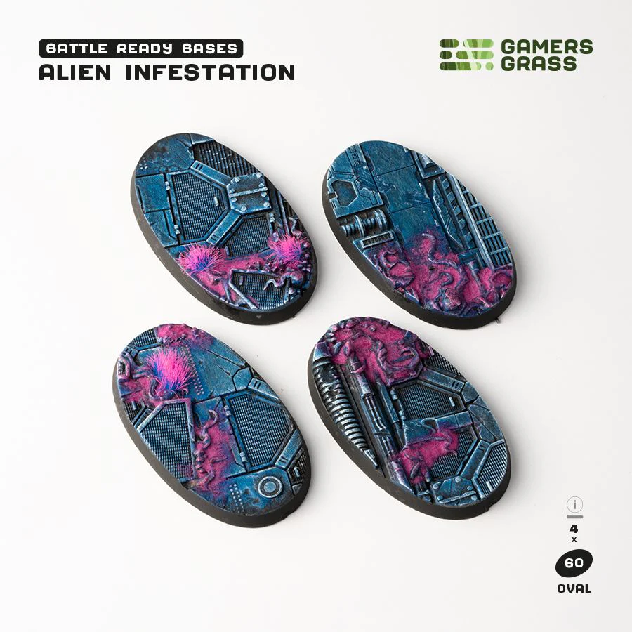Gamers Grass: Alien Infestation - Oval 60mm (x4) - Image 2