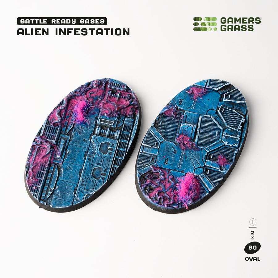 Gamers Grass: Alien Infestation - Oval 90mm (x2) - Image 2