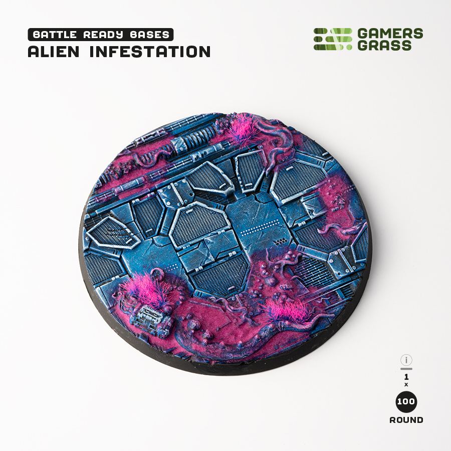 Gamers Grass: Alien Infestation - Round 100mm (x1) - Image 2