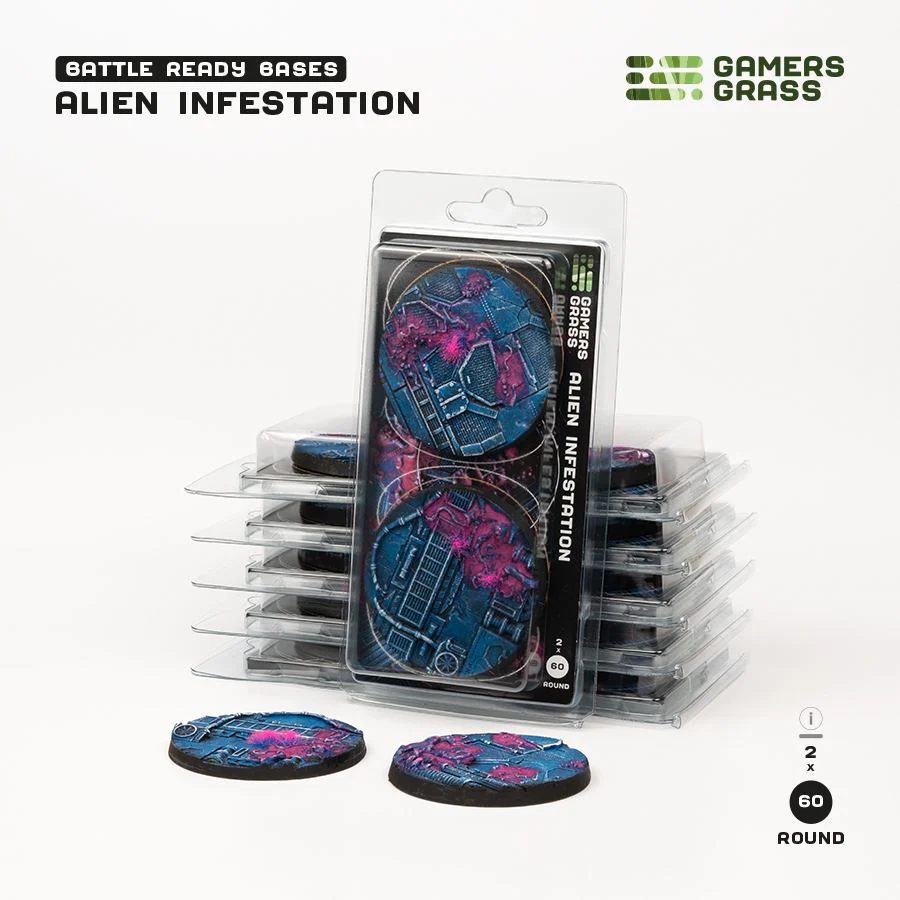 Gamers Grass: Alien Infestation - Round 60mm (x2)