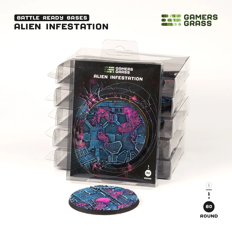 Gamers Grass: Alien Infestation - Round 80mm (x1)