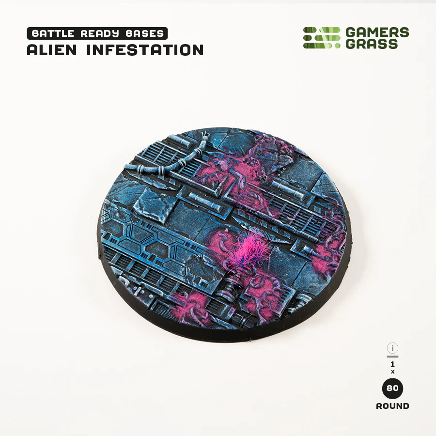 Gamers Grass: Alien Infestation - Round 80mm (x1) - Image 2