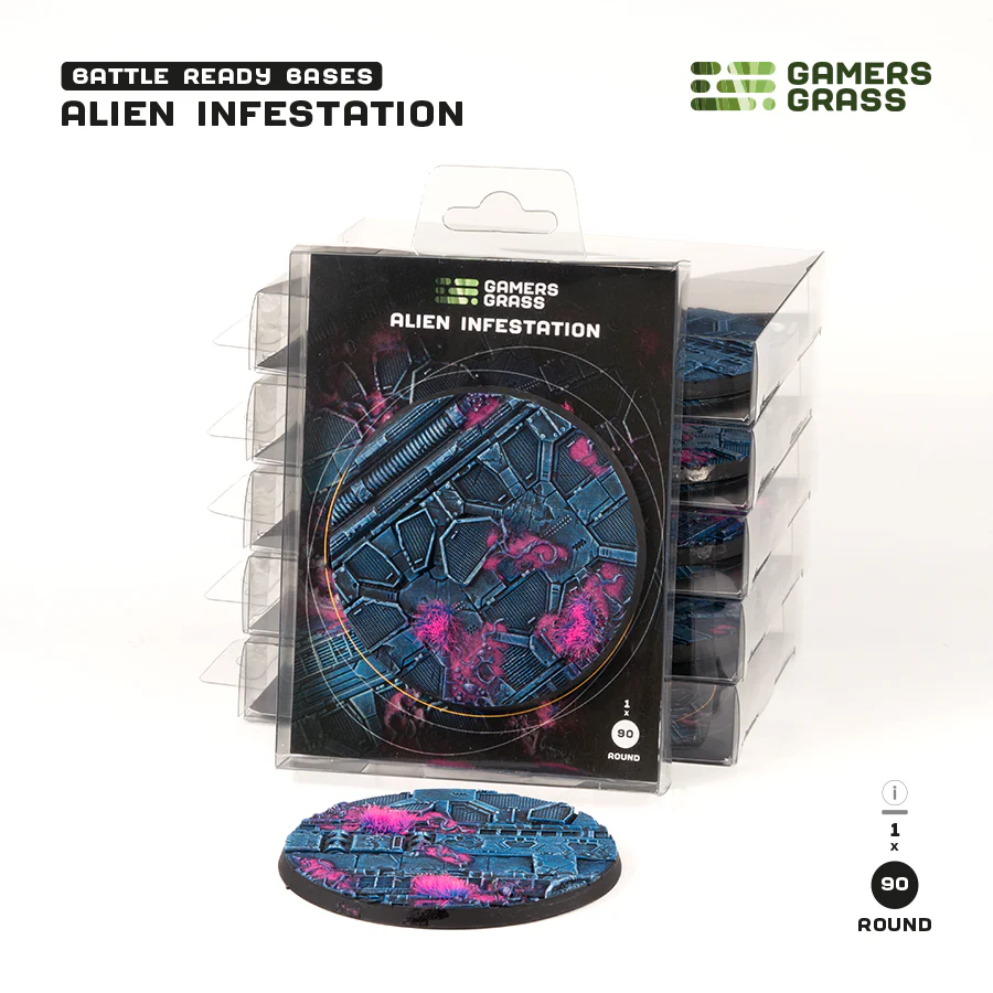 Gamers Grass: Alien Infestation - Round 90mm (x1)