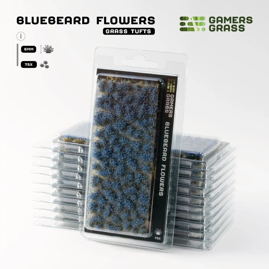 Gamers Grass: Bluebeard Flowers