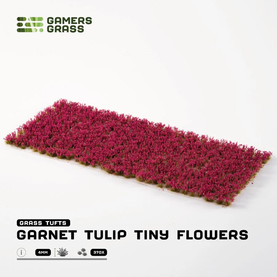 Gamers Grass: Garnet Tulip Tiny Flowers - Image 2