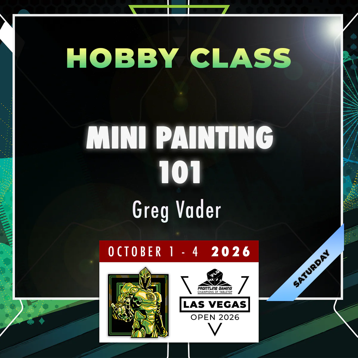Greg Vader - Mini Painting 101 - LVO 2026 Hobby Class - Image 2