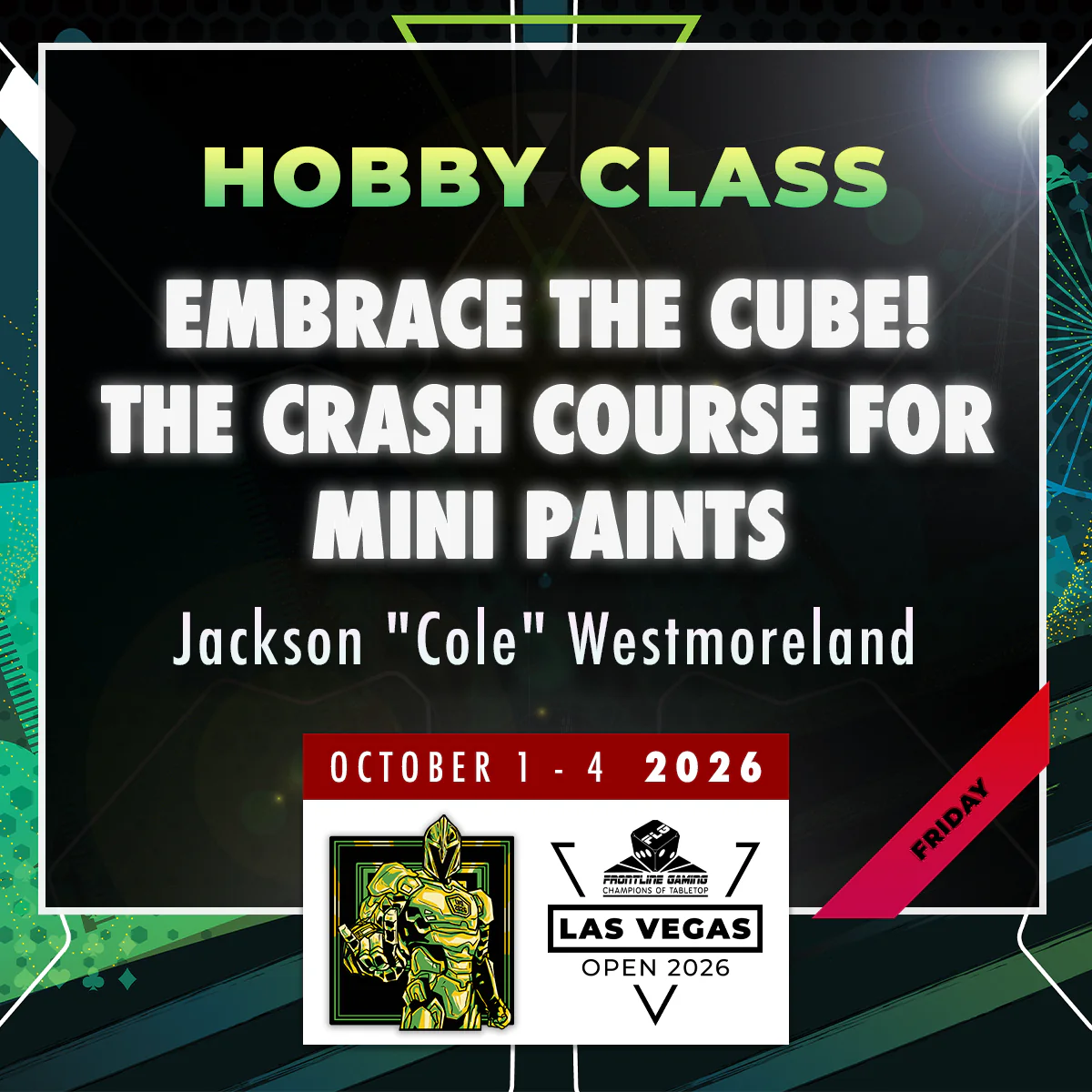 Jackson "Cole" Westmoreland - Embrace the Cube! - LVO 2026 Hobby Class