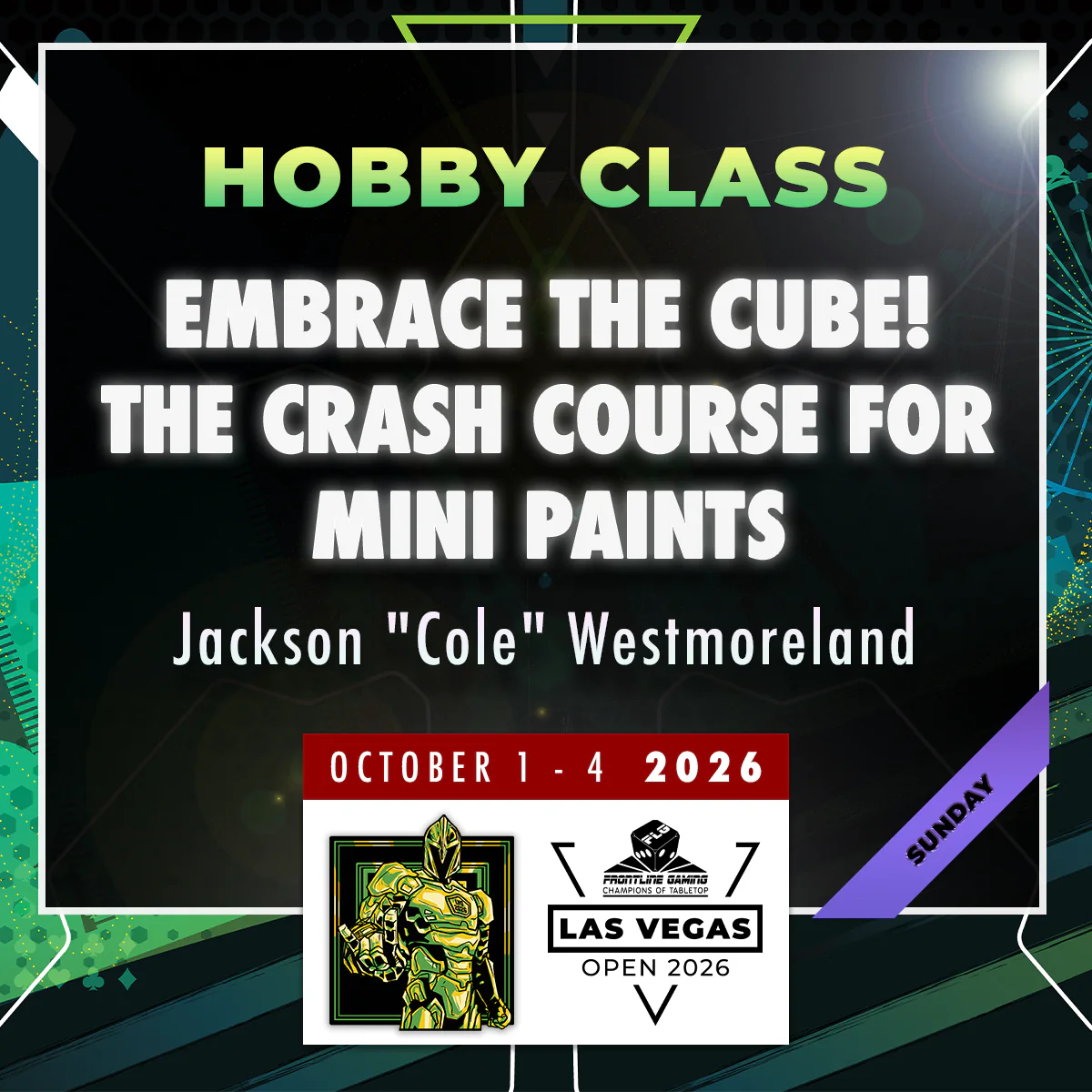 Jackson "Cole" Westmoreland - Embrace the Cube! - LVO 2026 Hobby Class - Image 2