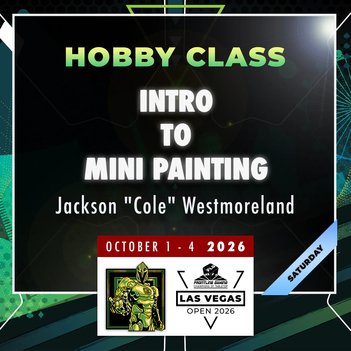 Jackson "Cole" Westmoreland - Intro to Minipainting - LVO 2026 Hobby Class - Image 2