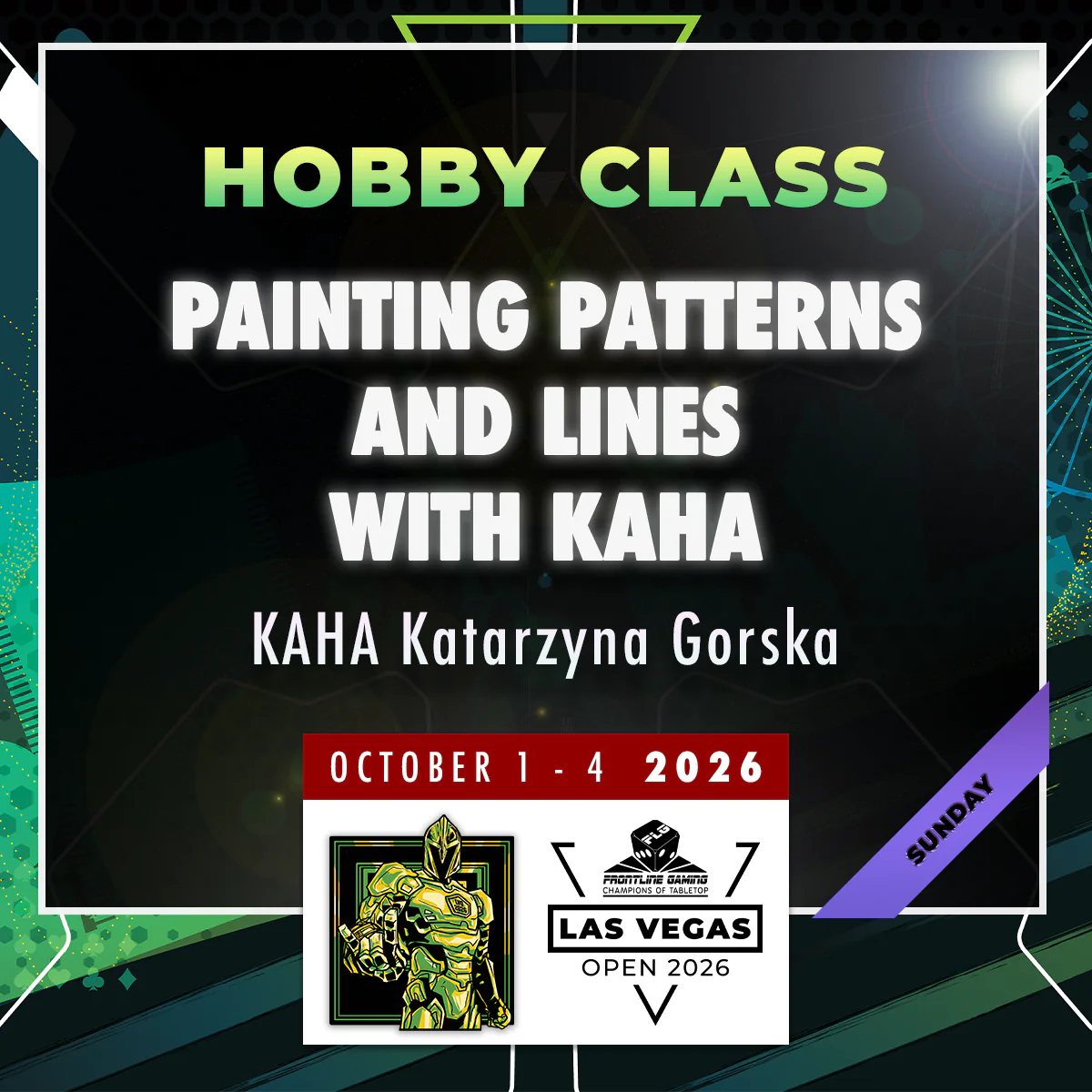 KAHA Katarzyna Gorska - Painting Patterns and Lines with KAHA - LVO 2026 Hobby Class - Image 2