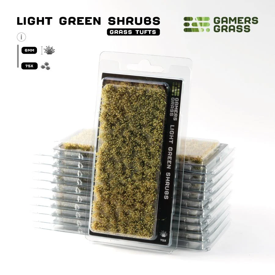 Gamers Grass: Light Green Shrubs