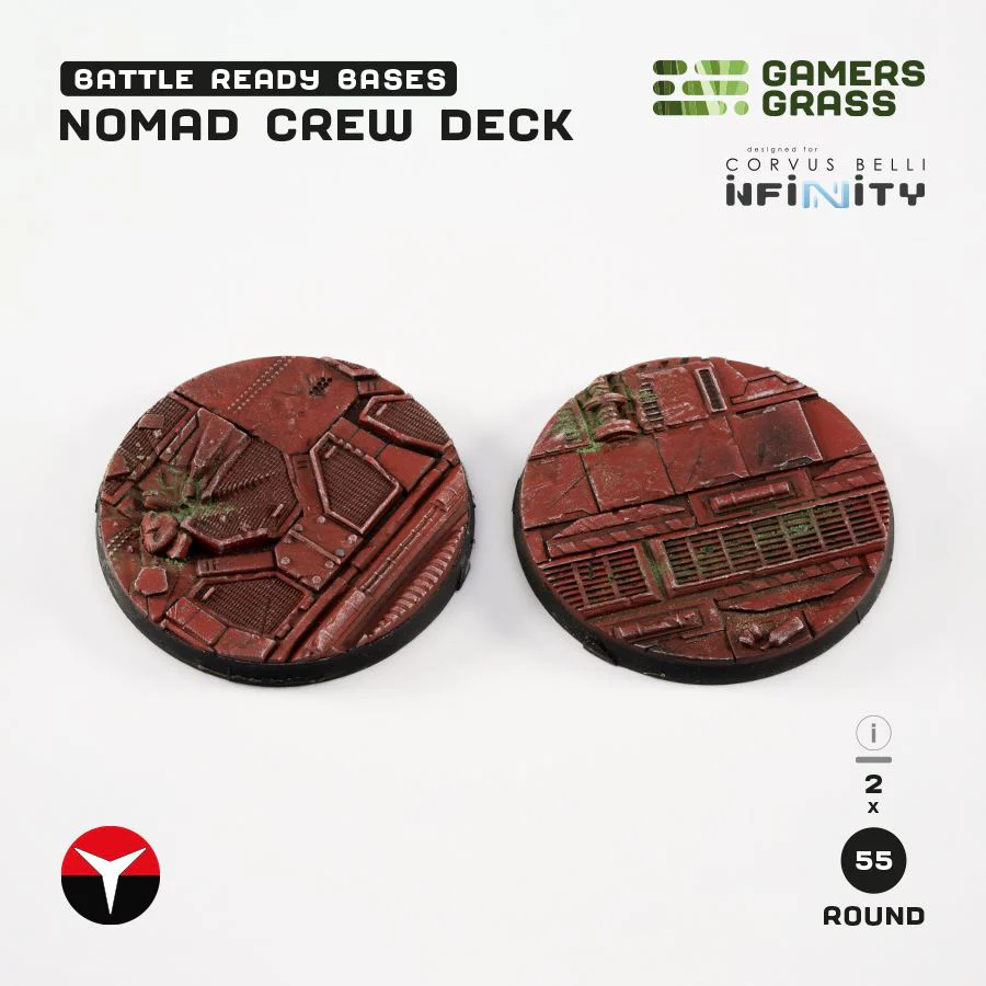 Gamers Grass: Nomad Crew Deck - Round 55mm (2x) - Image 2