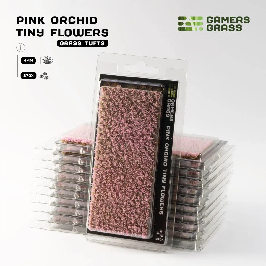 Gamers Grass: Pink Orchid Tiny Flowers