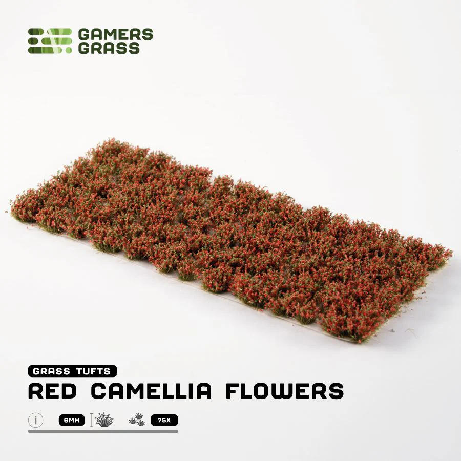 Gamers Grass: Red Camellia Flowers - Image 2