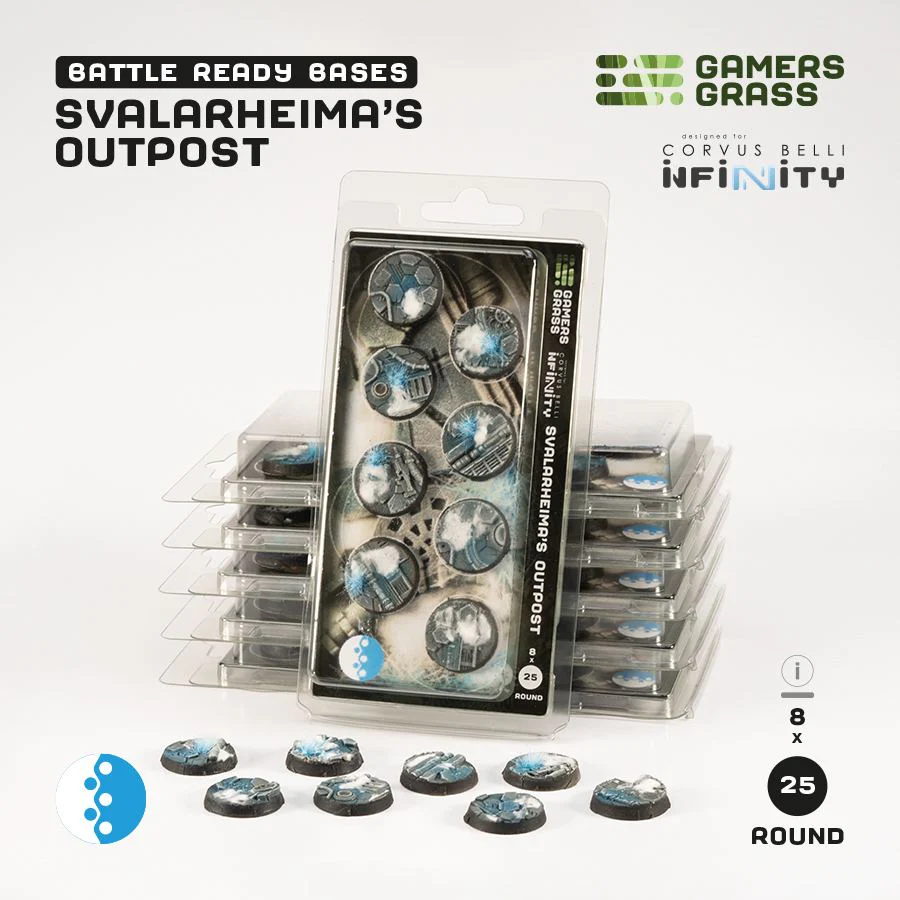 Gamers Grass: Svalarheima’s Outpost - Round 25mm (8x)