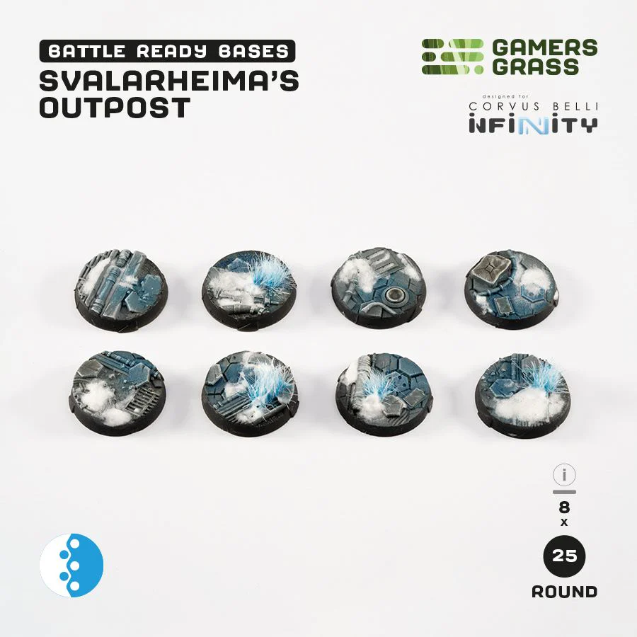 Gamers Grass: Svalarheima’s Outpost - Round 25mm (8x) - Image 2