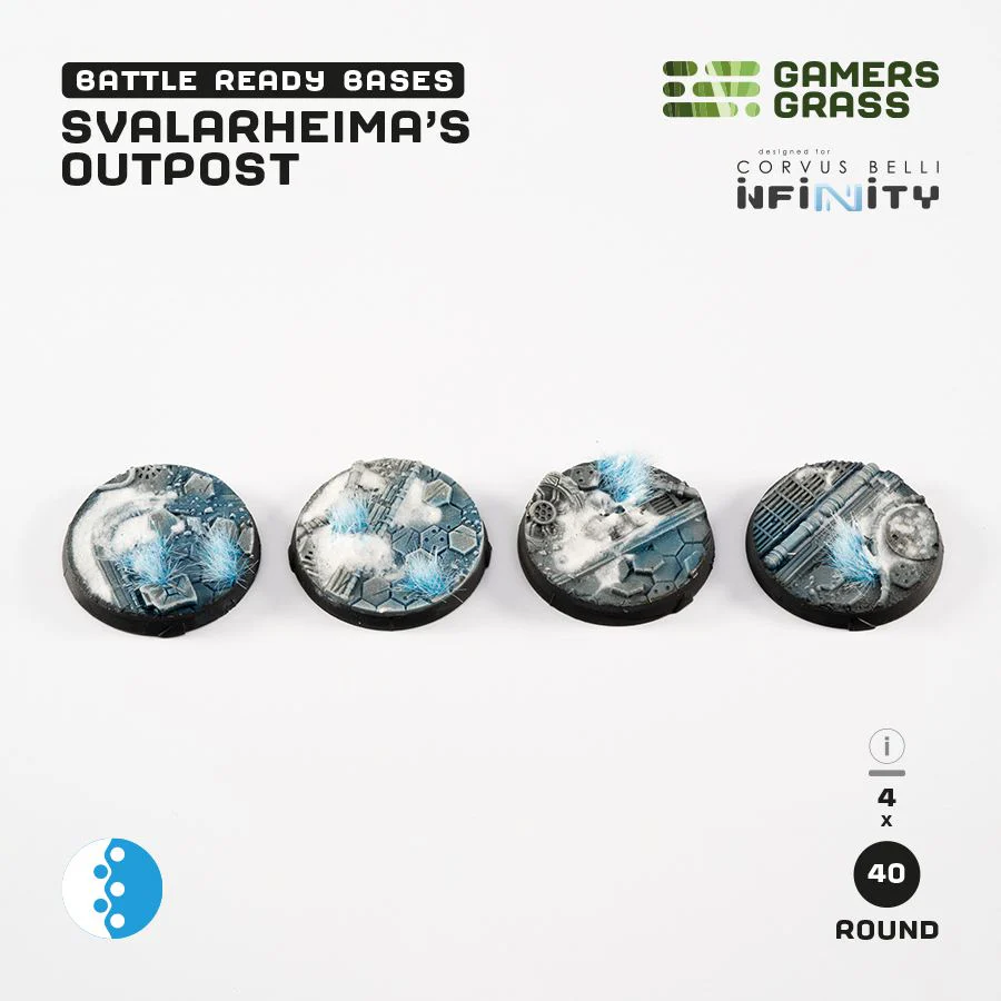 Gamers Grass: Svalarheima’s Outpost - Round 40mm (4x) - Image 2