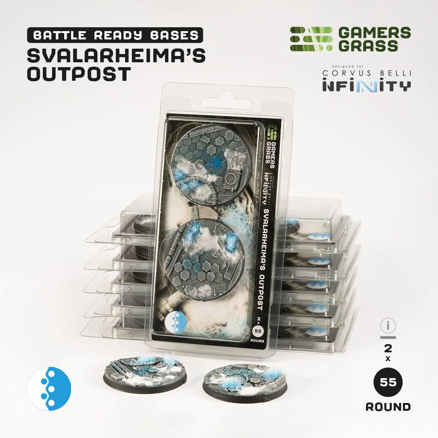 Gamers Grass: Svalarheima’s Outpost - Round 55mm (2x)