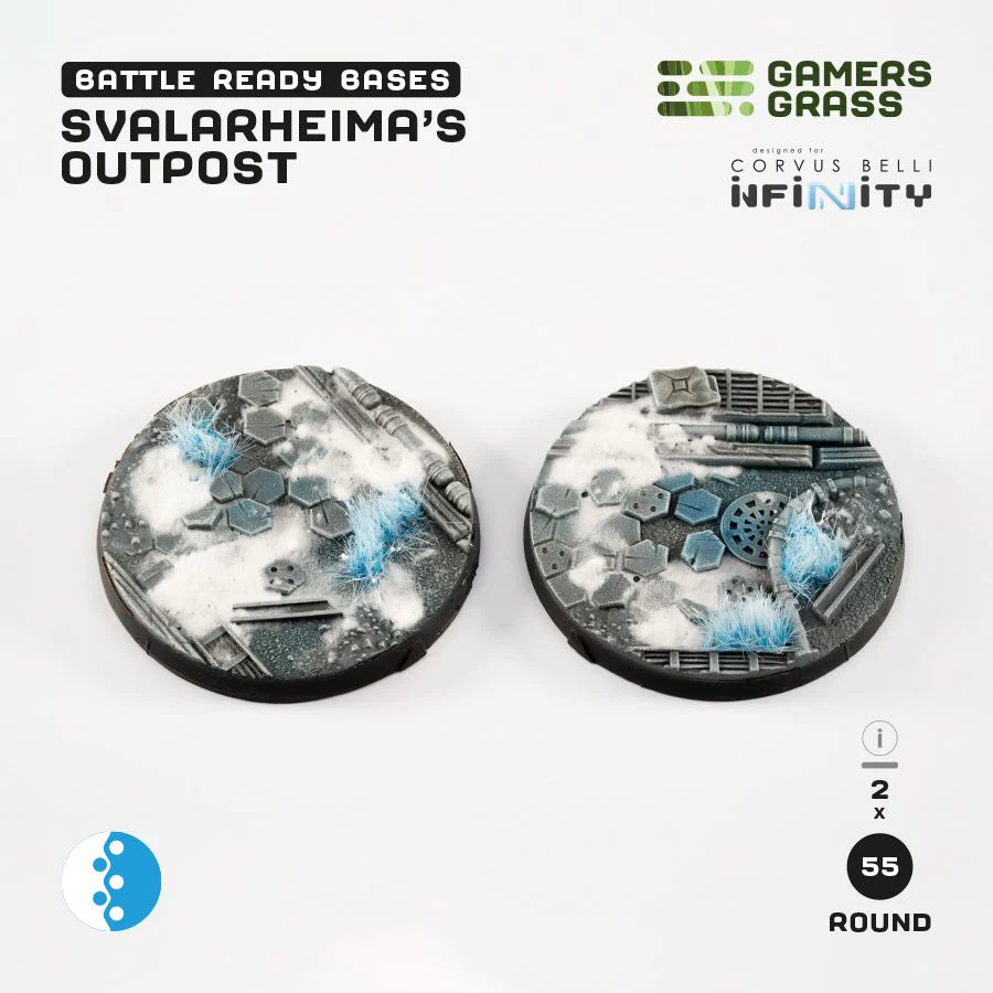 Gamers Grass: Svalarheima’s Outpost - Round 55mm (2x) - Image 2