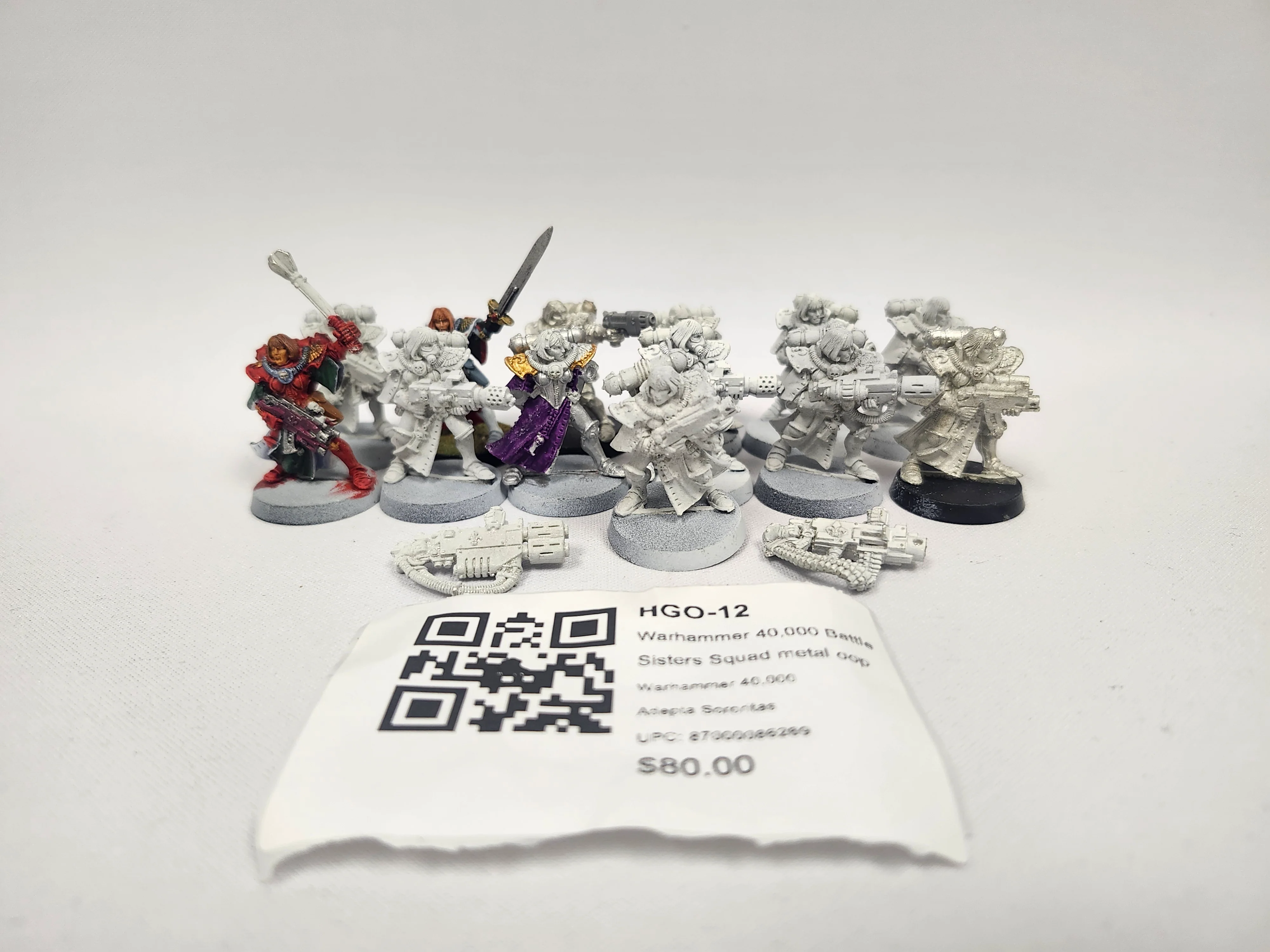 Warhammer 40,000 Battle Sisters Squad metal oop HGO-12