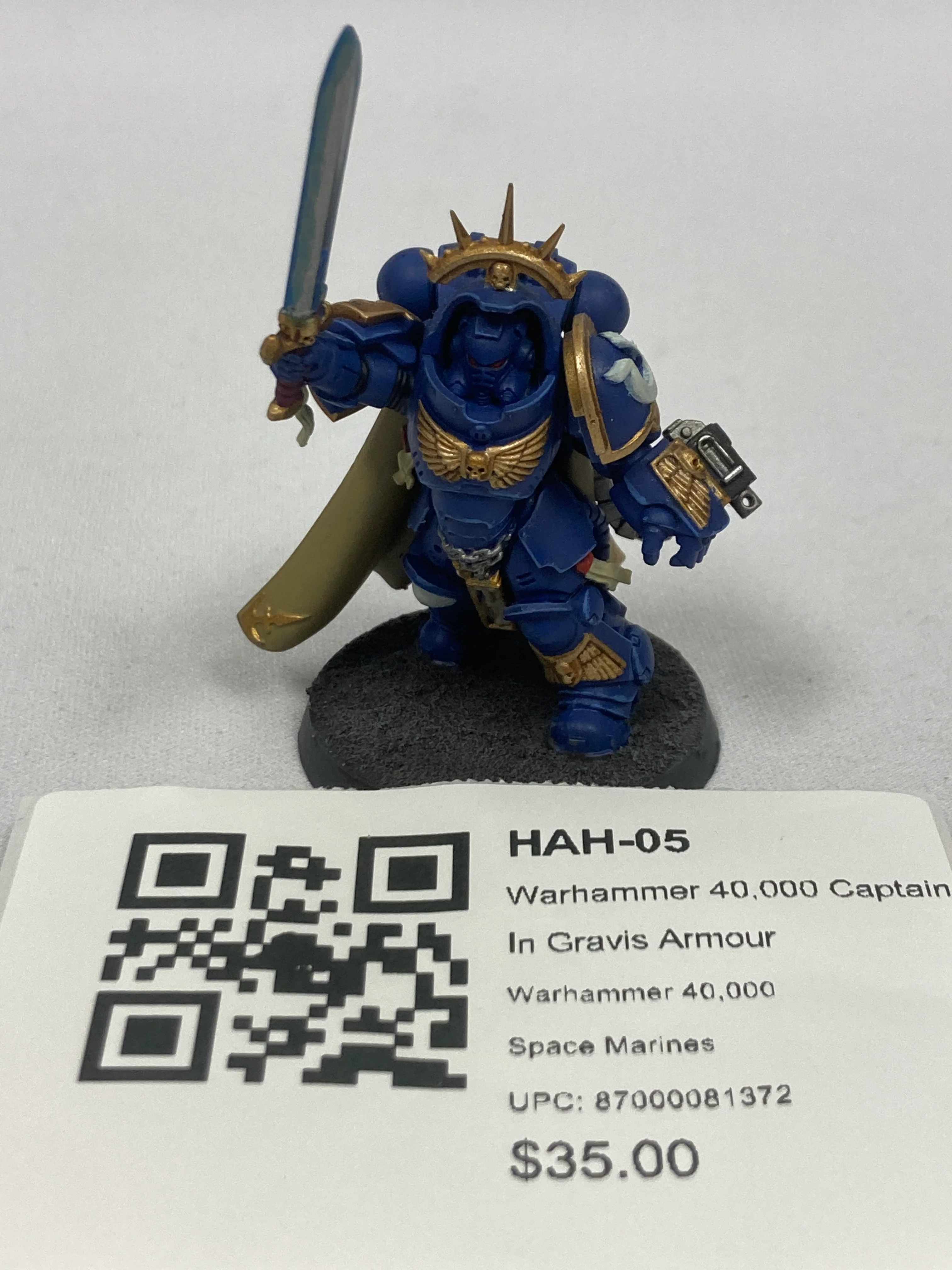 Warhammer 40,000 Captain In Gravis Armour HAH-05