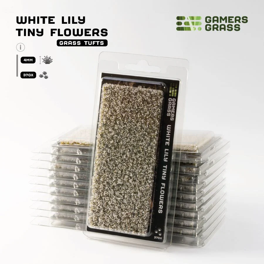 Gamers Grass: White Lily Tiny Flowers